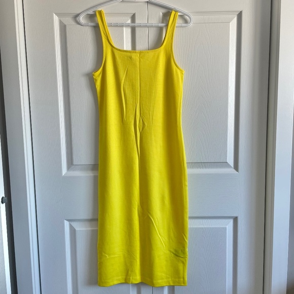 NWT Suzy Shier yellow sleeveless shift summer dress Size XS - Picture 1 of 6